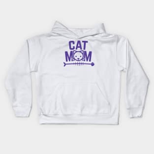 Cat Mom Kids Hoodie